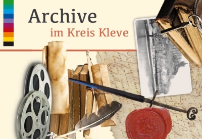 Archive im Kreis Kleve - Titelseite der Broschüre